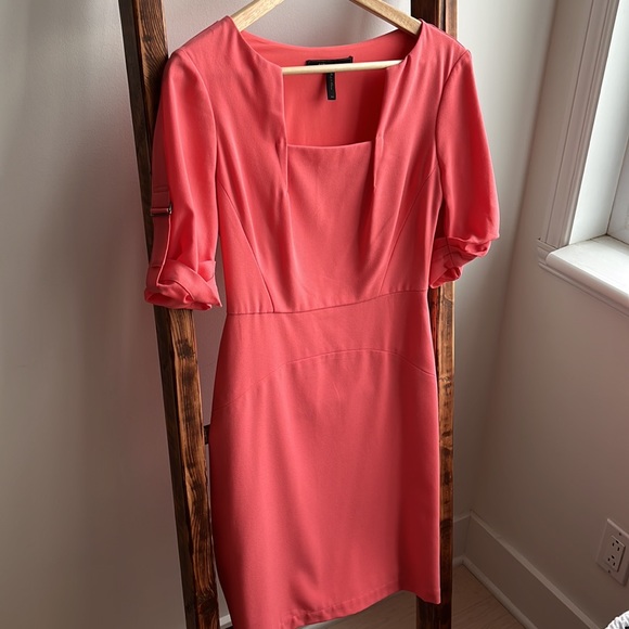 BCBG Coral Rose Dress - Picture 1 of 8